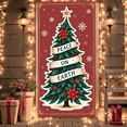 thumbnail image 1 of Decorative Design Christmas Tree Peace Message Banner Decorative Ornaments Seasonal Theme Holiday Celebration for Indoor Decoration Home Decor Party Decoration, 1 of 9