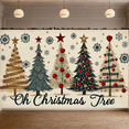 thumbnail image 1 of Decorative Design Christmas Trees Festive Celebration Musical Elements Christmas Decoration for Holiday Party Winter Event Family Gathering, 1 of 9