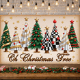 thumbnail image 1 of Decorative Design Christmas Trees Festive Celebration Musical Elements Christmas Decoration for Holiday Party Winter Event Family Gathering, 1 of 9