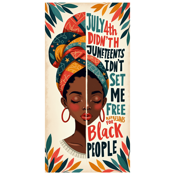 Decorative Design Cultural Celebration Banner Artistic Illustration Colorful Theme Equality Message for Community Events Educational Displays Cultural Awareness