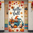 thumbnail image 1 of Decorative Design Fall Banner Polyester Material Autumn Gnome Decorative Fall Decoration Hello Fall for Seasonal Party Indoor Decoration Home Decor, 1 of 9