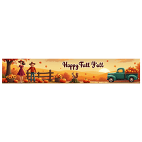 Decorative Design Fall Banner Seasonal Decoration Happy Fall Y'all for Autumn Celebration Indoor Decoration Outdoor Decoration