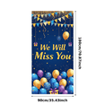 thumbnail image 1 of Decorative Design Farewell Banner Colorful Balloons We Will Miss You for Farewell Party Office Graduation Retirement, 1 of 8