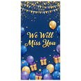 thumbnail image 1 of Decorative Design Farewell Banner Colorful Balloons We Will Miss You for Farewell Party Office Graduation Retirement, 1 of 8