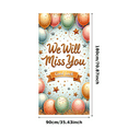 thumbnail image 1 of Decorative Design Farewell Banner Glitter Gold Theme Balloon Decoration for Farewell Party Retirement Celebration Indoor Event, 1 of 8