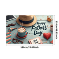 thumbnail image 1 of Decorative Design Father's Day Banner Classic Accessories Father's Day Banner Gift Card for Family Celebration Holiday Decoration Dad, 1 of 7