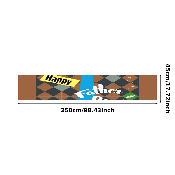 Decorative Design Father's Day Banner Colorful Theme Celebration Decoration for Father's Day Party Event Decoration Photo Backdrop