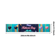 thumbnail image 1 of Decorative Design Father's Day Banner Heart Balloons Blue Ribbon Gift Decoration Celebration Banner for Family Event Holiday Celebration Photo Prop, 1 of 7