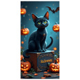 thumbnail image 1 of Decorative Design Halloween Banner Cat Theme Pumpkin Decoration Polyester Material Event Decor for Halloween Party Indoor Celebration Outdoor Decoration, 1 of 6