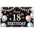 thumbnail image 1 of Decorative Design Happy 18th Birthday Banner Balloon Decoration Party Decoration for Birthday Party Indoor Decoration Photo Shoot, 1 of 8