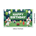 thumbnail image 1 of Decorative Design Happy Birthday Banner Balloon Decoration Birthday Party Banner Kids Party Event Banner for Birthday Party Kids Party Indoor Decoration, 1 of 8