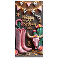 thumbnail image 1 of Decorative Design Happy Birthday Banner Colorful Theme Party Decoration Cowboy Theme Balloon Decoration for Birthday Party Kids Party Indoor Decoration, 1 of 8