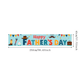 thumbnail image 1 of Decorative Design Happy Father's Day Banner Accessories Celebration Holiday Backdrop for Father's Day Party Indoor Festive Event, 1 of 7