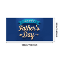thumbnail image 1 of Decorative Design Happy Father's Day Banner Colorful Theme Party Decoration Blue Background for Father's Day Celebration Holiday Party Indoor Decoration, 1 of 7