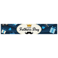 thumbnail image 1 of Decorative Design Happy Father's Day Banner Colorful Theme Polyester Material Gift for Family Celebration Indoor Decoration Party Background, 1 of 7