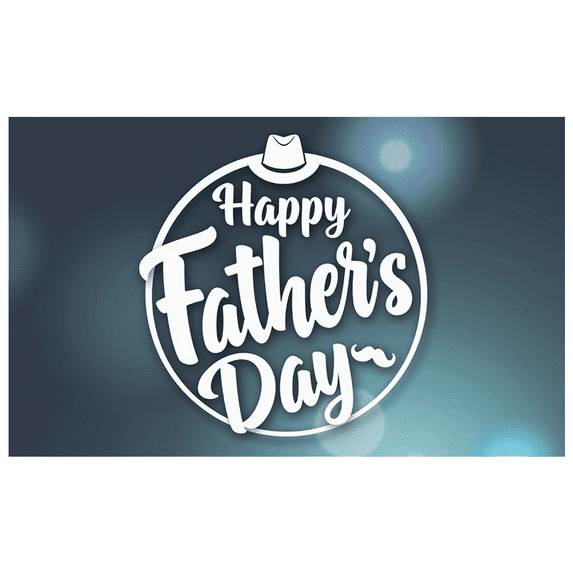 Decorative Design Happy Father's Day Banner Elegant Style Father's Day Decoration for Celebration Event Indoor Outdoor Holiday