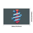 thumbnail image 1 of Decorative Design Happy Father's Day Banner Polyester Material Ribbon Style Fathers Day Decoration for Celebration Event Gift, 1 of 8