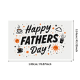 thumbnail image 1 of Decorative Design Happy Fathers Day Coffee Theme Banner Colorful Icons Sunshine Theme Party Decoration for Father's Day Celebration Indoor Decoration Family Gathering, 1 of 7