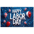 thumbnail image 1 of Decorative Design Happy Labor Day Banner Polyester Material Party Decoration Lightweight Graphic Design Celebration Banner for Holiday Celebration Indoor Decoration Event Decoration, 1 of 7