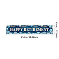 thumbnail image 1 of Decorative Design Happy Retirement Banner Gift Boxes Balloon Decoration Celebration Banner for Party Backdrop Photo Prop, 1 of 7
