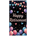 thumbnail image 1 of Decorative Design Happy Retirement Banner Glitter Balloons Star Elements for Retirement Celebration Party Decoration, 1 of 8
