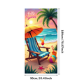 thumbnail image 1 of Decorative Design Hello Summer Beach Party Vacation Banner for Outdoor Events Seaside Gatherings Tropical Themes, 1 of 7