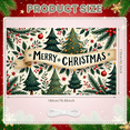 thumbnail image 1 of Decorative Design Merry Christmas Banner Festive Theme Christmas Backdrop for Holiday Decoration Winter Celebration Indoor Decoration, 1 of 9
