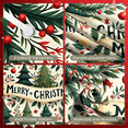 thumbnail image 1 of Decorative Design Merry Christmas Banner Festive Theme Christmas Backdrop for Holiday Decoration Winter Celebration Indoor Decoration, 1 of 9