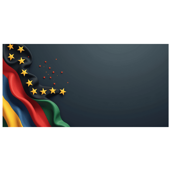 Decorative Design National Flag Banner Independence Day Celebration for Indoor Display Event Decoration Outdoor Use