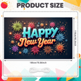 thumbnail image 1 of Decorative Design New Year Banner Colorful Fireworks Celebratory Backdrop for Party Celebration Festive Decoration Photo Shoot, 1 of 3