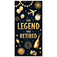 thumbnail image 1 of Decorative Design Retirement Banner Gold Theme Party Decoration Retirement Celebration Banner for Indoor Decoration Retirement Party Holiday Celebration, 1 of 9