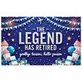 thumbnail image 1 of Decorative Design Retirement Party Banner Airplane Travel Themed Balloon Celebration for Office Party Event Decoration Photo Background, 1 of 9