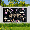 thumbnail image 1 of Decorative Design Retirement Party Banner Starry Theme Retirement Celebration Balloon Champagne Backdrop for Retirement Party Indoor Decoration Photo Opportunity, 1 of 8