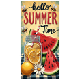 thumbnail image 1 of Decorative Design Summer Celebration Colorful Theme Hello Summer Refreshment Lemon Decor Watermelon Banner for Outdoor Party Beach Decoration Picnic Setup, 1 of 7