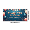 thumbnail image 1 of Decorative Design Thank You Banner Appreciation Theme Balloon Decoration Festive Colors Celebration Banner for Gratitude Events Employee Appreciation Party Indoor Decoration, 1 of 7