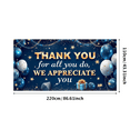 thumbnail image 1 of Decorative Design Thank You Banner Colorful Balloons Appreciation Decor Stars and Gifts for Gratitude Celebration Office Party Indoor Decoration, 1 of 7