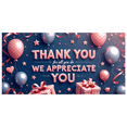 thumbnail image 1 of Decorative Design Thank You Banner Pink Theme Balloon Decoration for Employee Appreciation Events Celebration Indoor Decoration, 1 of 6