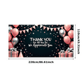 thumbnail image 1 of Decorative Design Thank You Banner Thank You Celebration Balloon Decor Star Pattern for Appreciation Ceremony Employee Recognition Gratitude Event, 1 of 7
