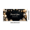thumbnail image 1 of Decorative Design Thank You Banner Thank You Celebration Balloon Decor Star Pattern for Appreciation Ceremony Employee Recognition Gratitude Event, 1 of 7