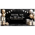thumbnail image 1 of Decorative Design Thank You Banner Thank You Celebration Balloon Decor Star Pattern for Appreciation Ceremony Employee Recognition Gratitude Event, 1 of 7