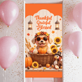 thumbnail image 1 of Decorative Design Thankful Banner Seasonal Fall Happy Theme Bright Colors for Thanksgiving Autumn Celebration Holiday Decoration Home Decor, 1 of 8