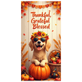 thumbnail image 1 of Decorative Design Thanksgiving Banner Sunflower Dog Autumn Decorations Thankful Grateful Blessed Banner for Fall Gathering Harvest Celebration, 1 of 8