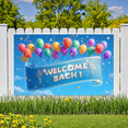 thumbnail image 1 of Decorative Design Welcome Back Banner Colorful Theme Balloon Decoration Confetti Design for Celebration Party Event, 1 of 9