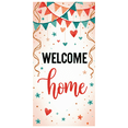 thumbnail image 1 of Decorative Design Welcome Banner Colorful Theme Party Decoration Housewarming Banner for Indoor Decoration Welcome Celebration Home Party, 1 of 7