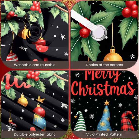 Decorative Design Winter Wishes Snowman Banner for Holiday Season Indoor Decoration Party Background