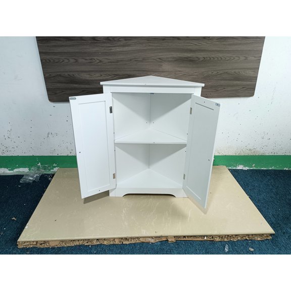 Decorative Design and Adjustable Shelves - Bathroom, Kitchen, or Bedroom Corner Solution