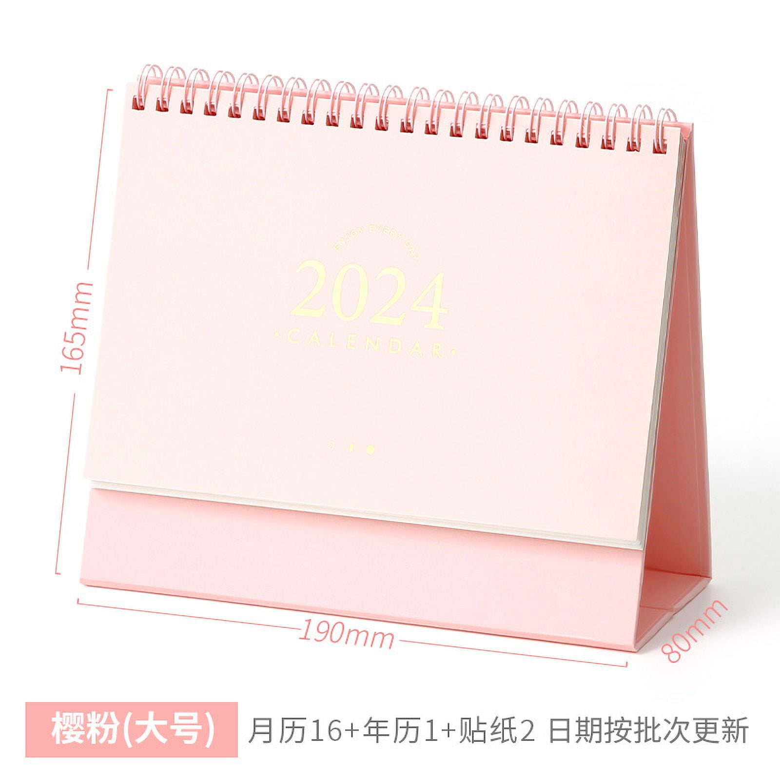 Decorative Desk Calendar Daily Use Monthly Calendar Office Standing