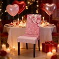 thumbnail image 1 of Decorative Dining Chair Covers For Valentine‘S Day, Home Decoration Chair Covers To Transform Kitchen Or Dining Room For Holiday Parties And Special Meals, 1 of 6