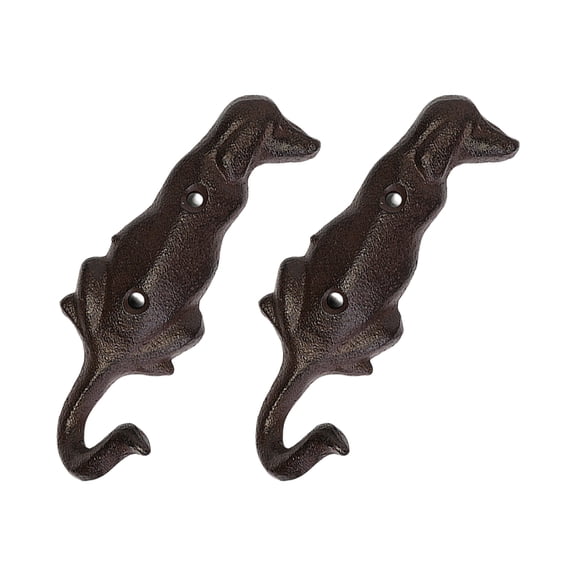 Decorative Dog Iron Hanger Themed Iron Wall Hook Featuring A Unique Dog Designs For Entryway Or Bedroom Use