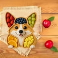 thumbnail image 1 of Decorative Dog Shaped Cheese Board, Cute Charcuterie Platter for Serving Foods, Wooden Serving Trays with compartment, Housewarming Gifts For Birthday, Holiday Gathering, 1 of 9